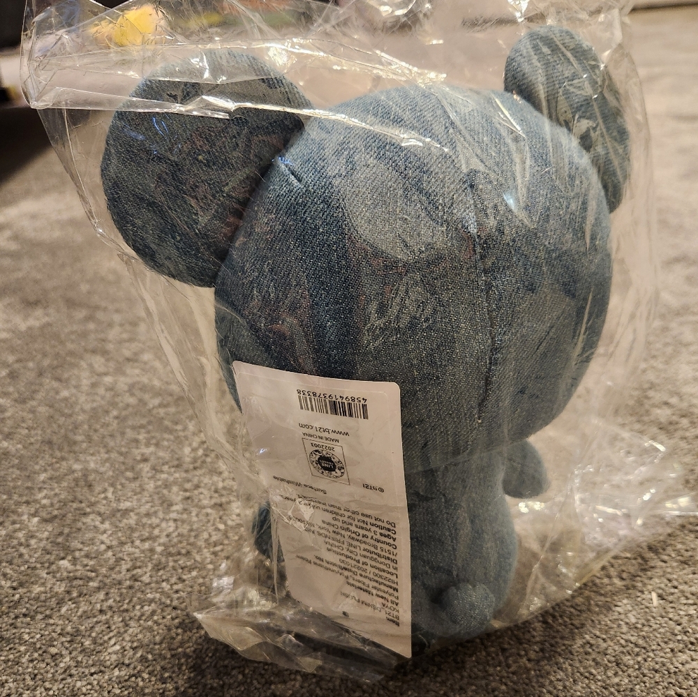 BT21 Denim Koya Plush Toy Kpop BTS NEW in Bag - Picture 2 of 2